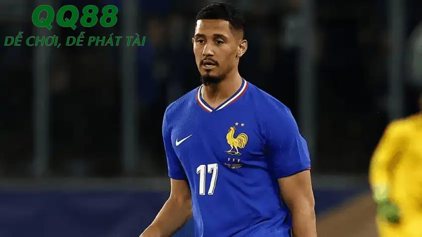 Saliba sẽ là thủ lĩnh hàng phòng ngự của ĐT Pháp tại World Cup 2026.(Ảnh: Goal)